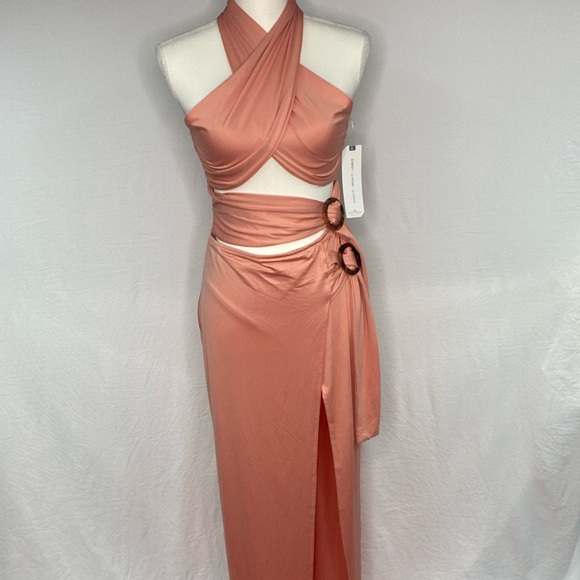 Almost Famous Dresses & Skirts - (NWT) color light orange, size L,
